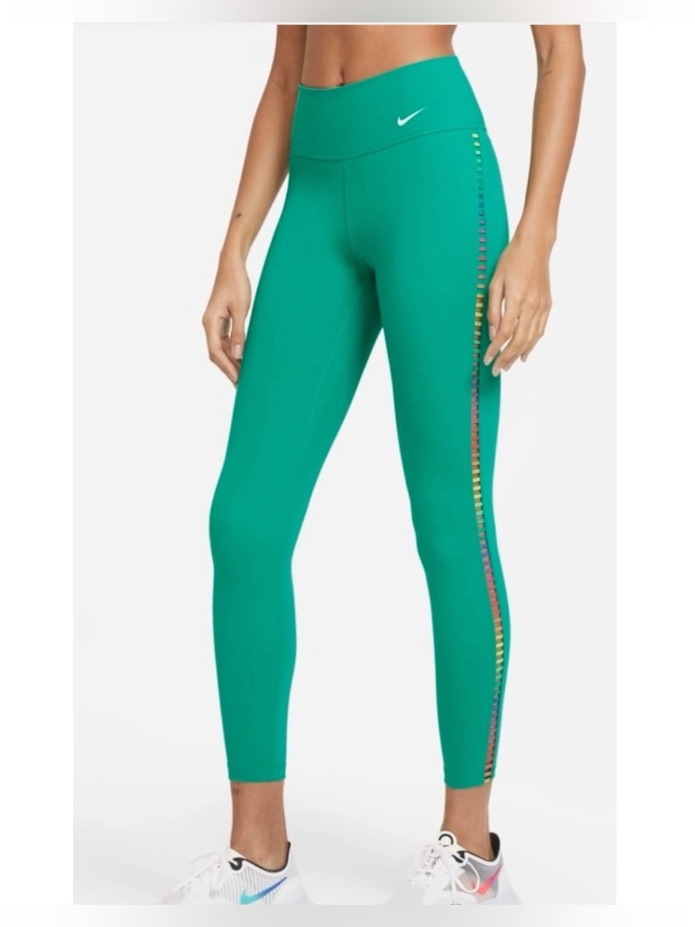 NEW! Nike Rainbow Ladder Leggings - Picture 2 of 8